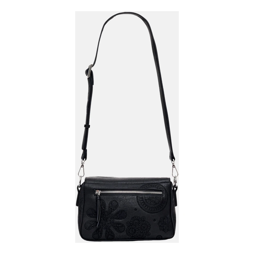 Desigual Elegante Schoudertas met Uniek Design Black Dames