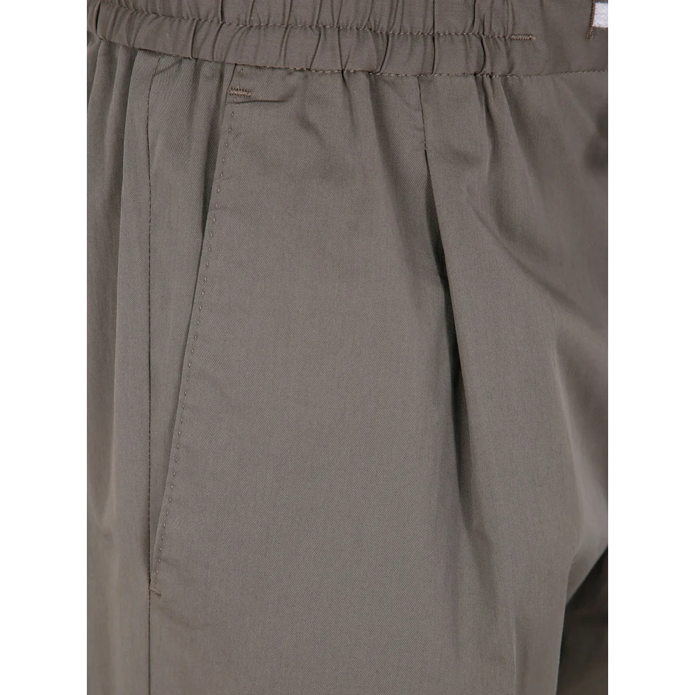 PT Torino Katoenmix Broek met Zakken Green Heren