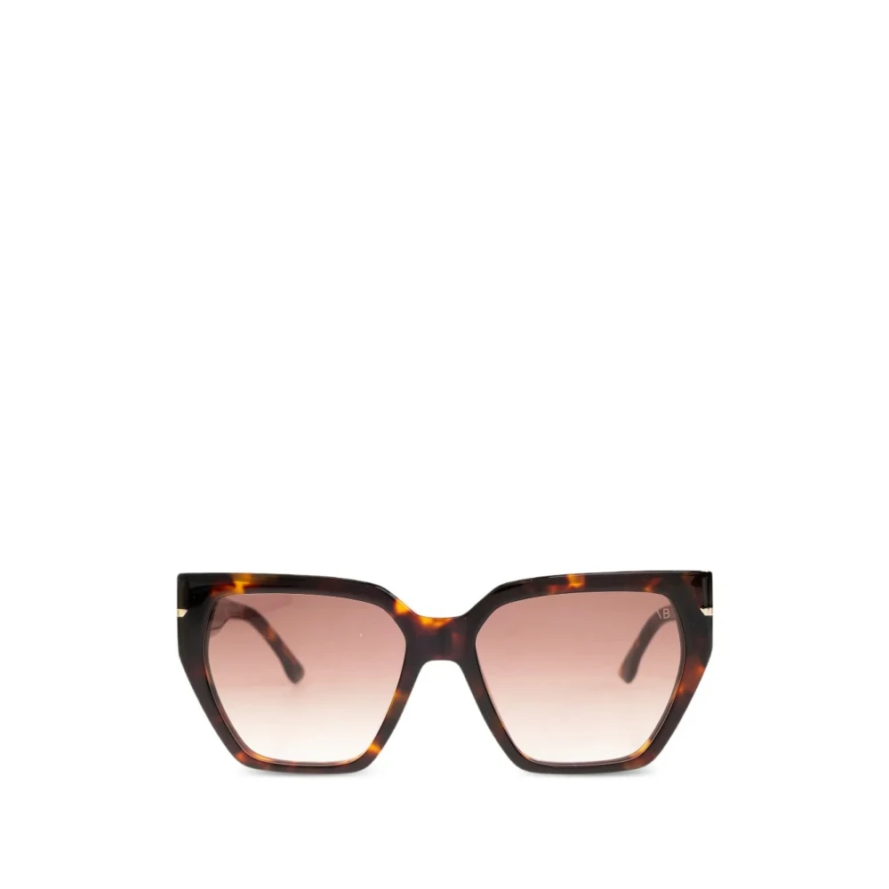 Victoria Beckham Women's Brown Sunglasses, 57 Mm, Vb7002s Sunglasses