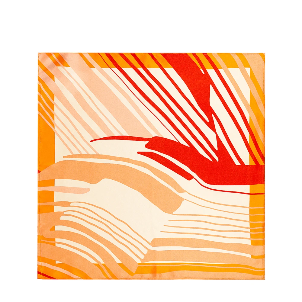 Raquel Diniz Women's Multicolor Silk Scarves, One Size, Foulard Scarf