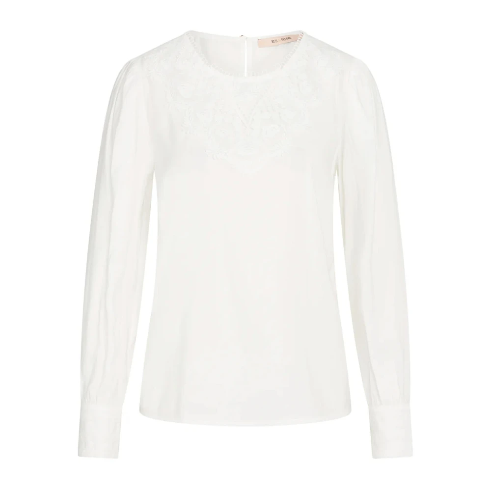 RUE de Femme Romantische Vrouwelijke Lucy Blouse Off White Dames