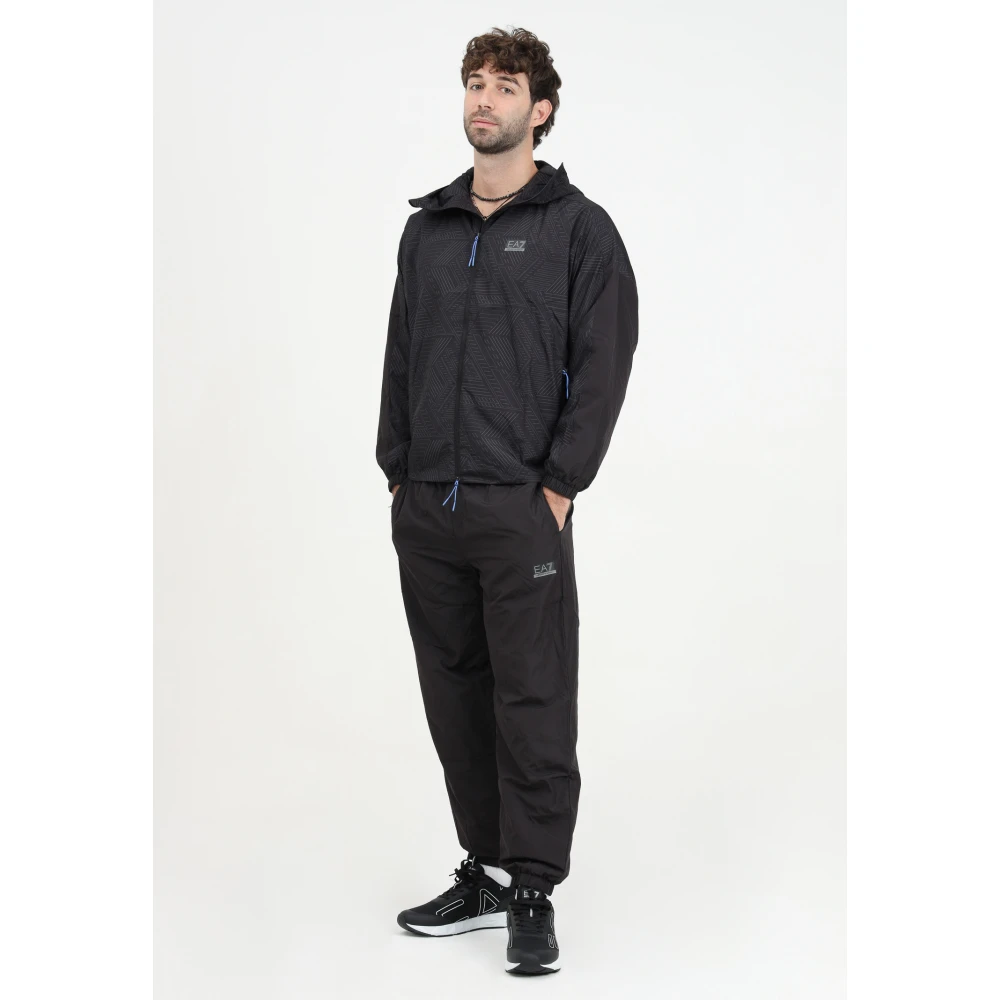 Emporio Armani EA7 Dynamische Atleet Zwart Trainingspak Black Heren