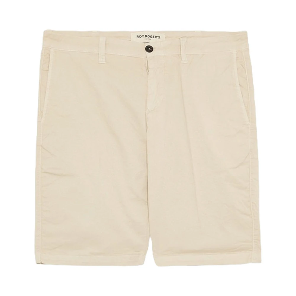 Roy Roger's Men's Beige Casual Shorts, W35, Casual Bermuda Shorts