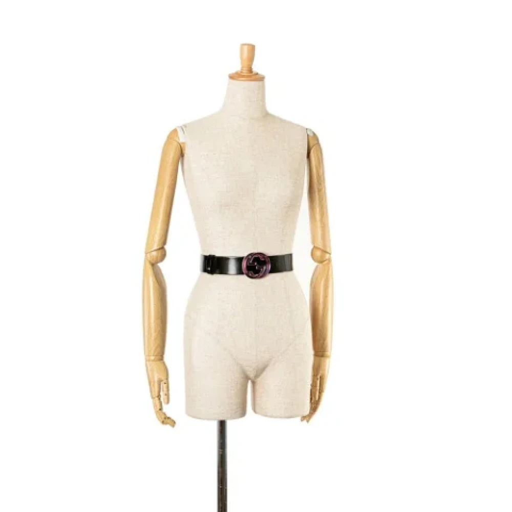 Gucci Vintage Pre-owned Leather belts Black Dames