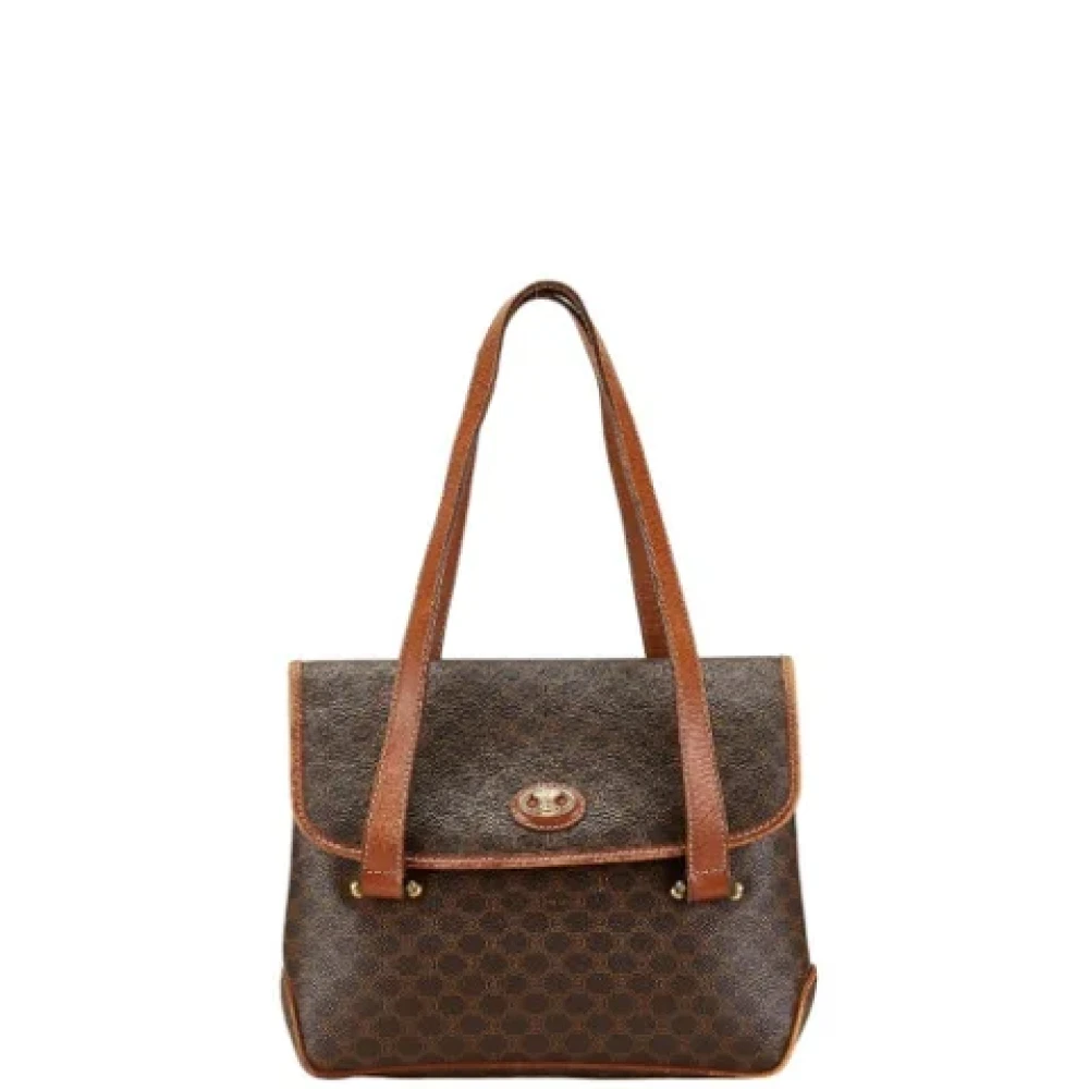 Celine Vintage Pre-owned Leather celine-bags Brown Dames