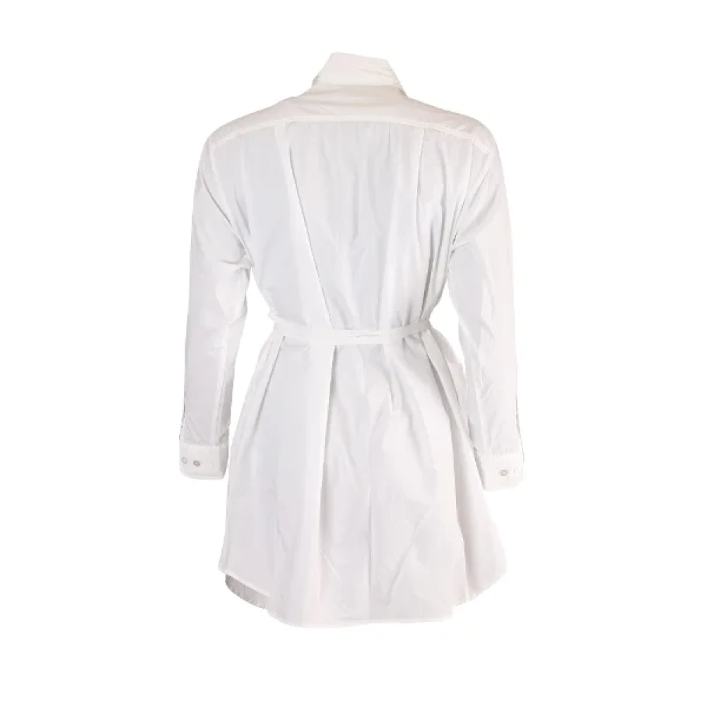 Maison Margiela Pre-owned Cotton dresses White Dames