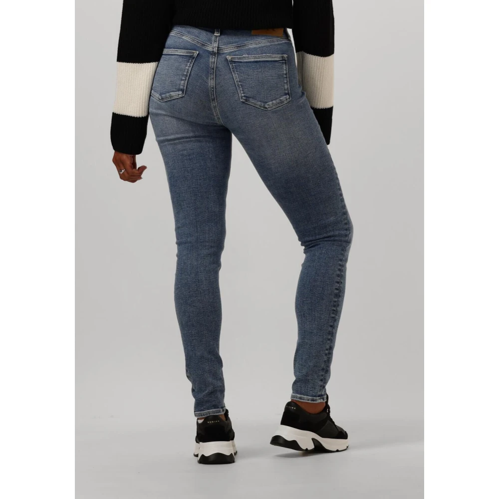 Calvin Klein High Rise Skinny Jeans Blue Dames