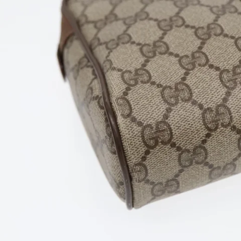 Gucci Vintage Pre-owned Canvas clutches Beige Dames