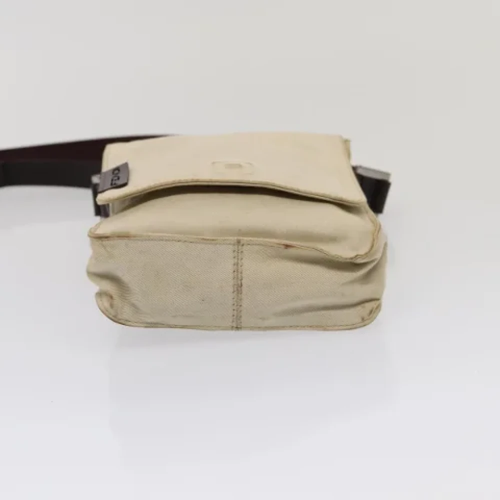 Fendi Vintage Pre-owned Canvas fendi-bags Beige Dames