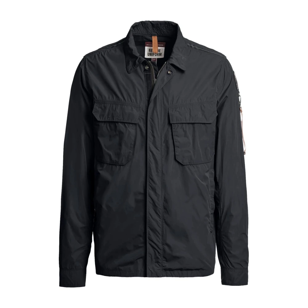 Parajumpers Uomo Nero Giacche, L, New,