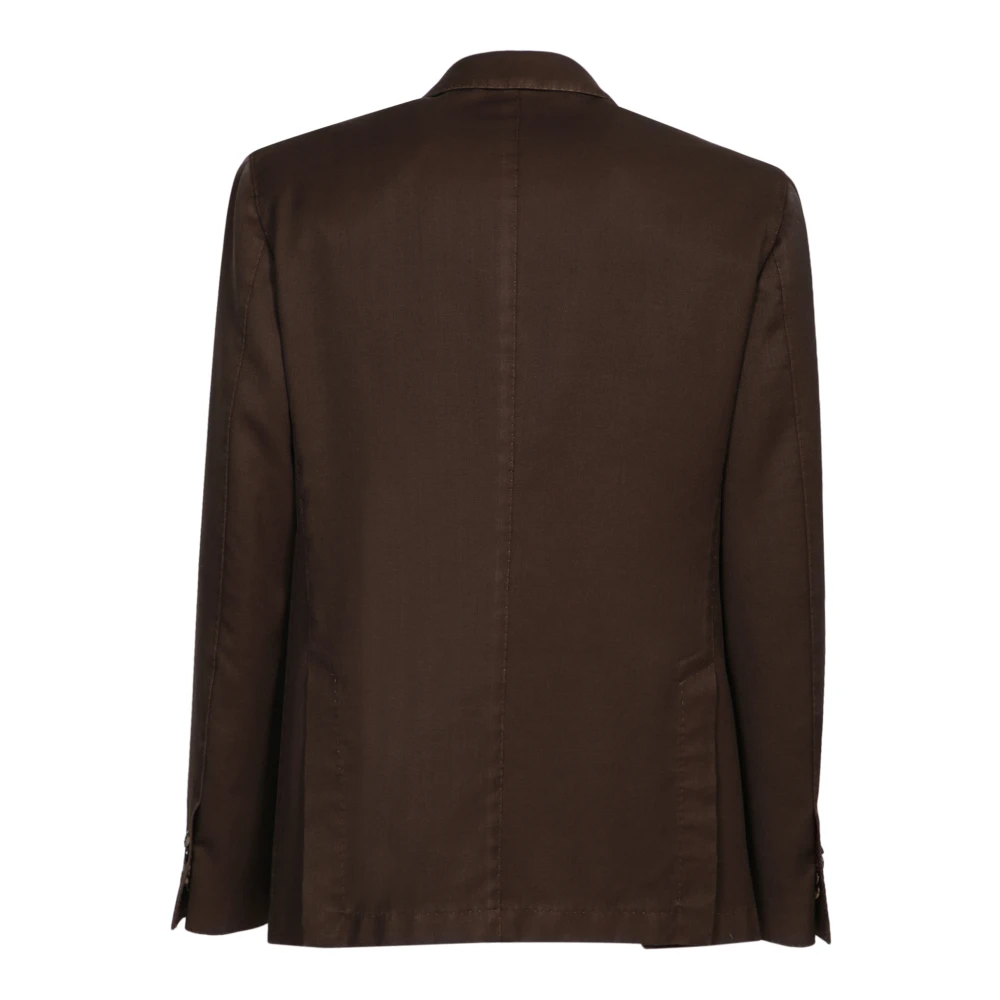 Dell'oglio Bruine Blazer Stijlvolle Look Brown Heren
