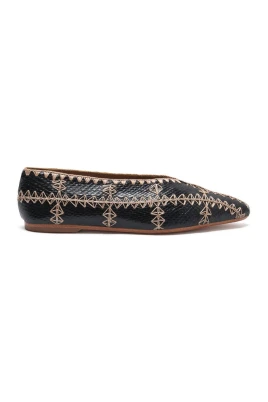 Patchwork Thread Ballet Flat