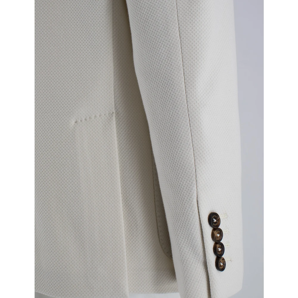 Eleventy Lichtgewicht Hooded Jacket met afneembare bib Beige Heren