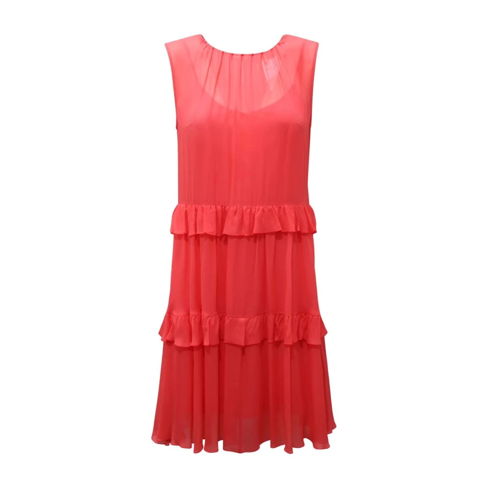 Max Mara Women's Pink Short Dresses,, Two-Piece Dress In Ripresa Fabric 2XS