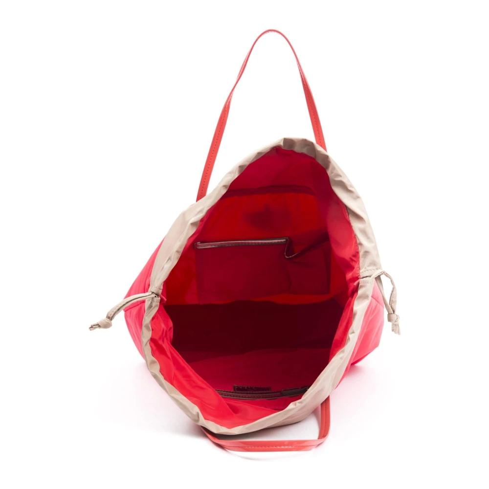 Byblos Elegante Stoffen Shopper Tote Red Dames