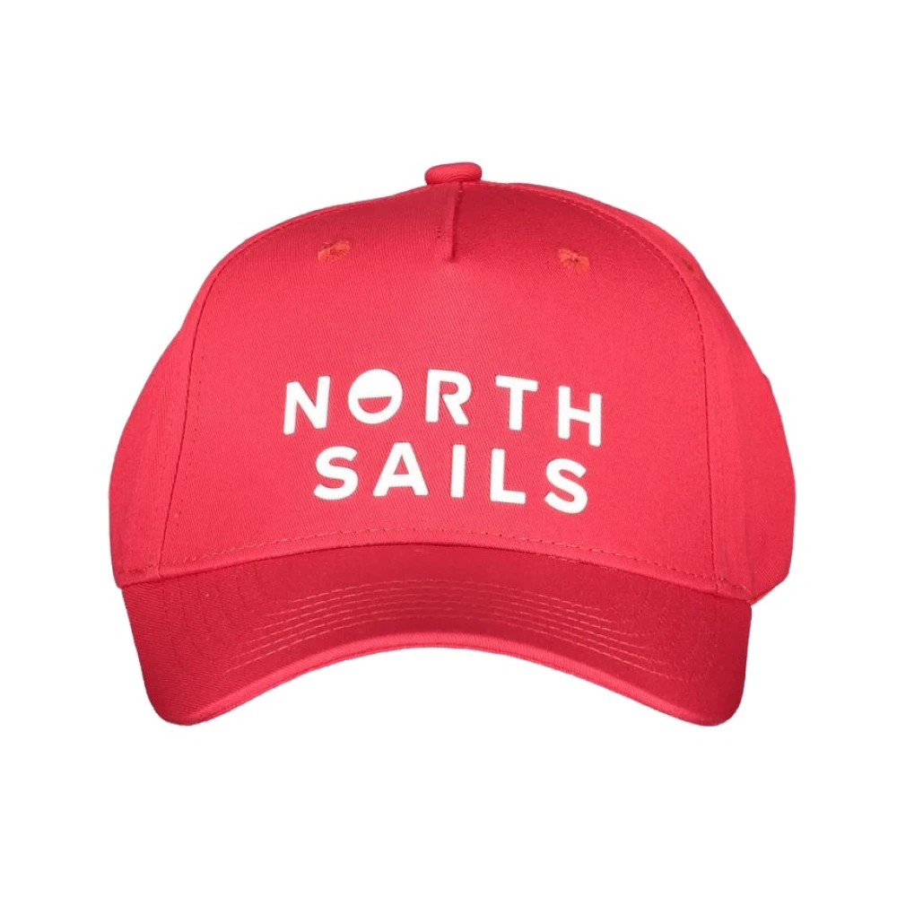 North Sails Katoenen hoeden met vizier en logo Pink Heren