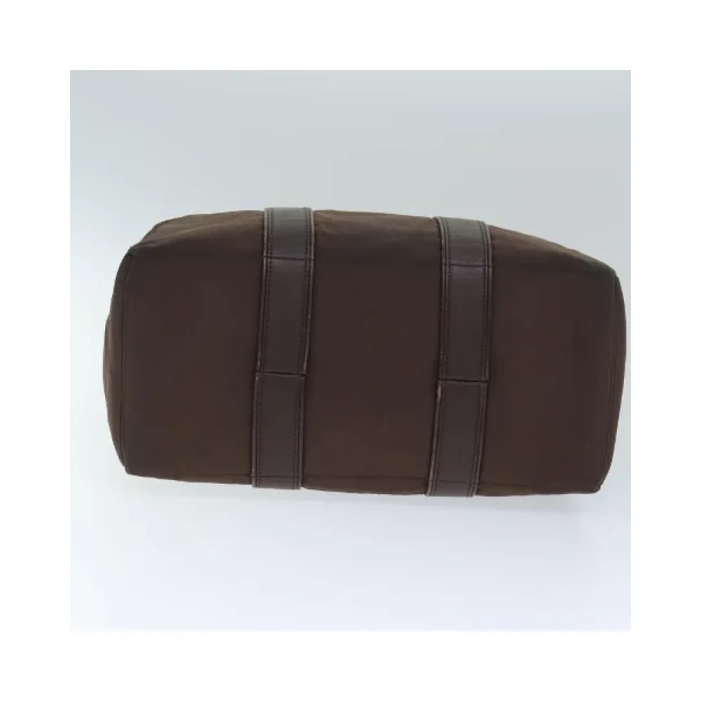 Hermès Vintage Pre-owned Nylon handbags Brown Dames