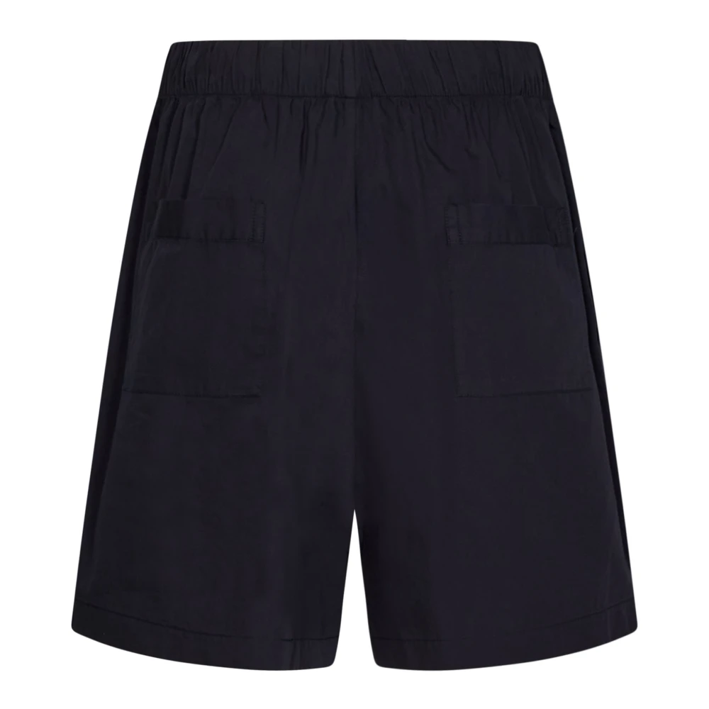 Birkenstock Zwarte Shorts met Elastische Tailleband en Verstelbaar Koord Black Heren