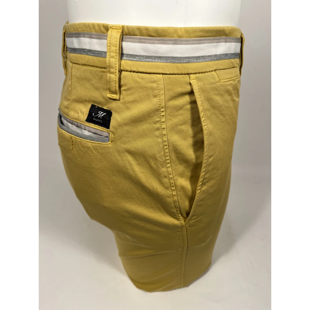 Mason's Casual Bermuda Shorts Mason 44 Yellow Heren