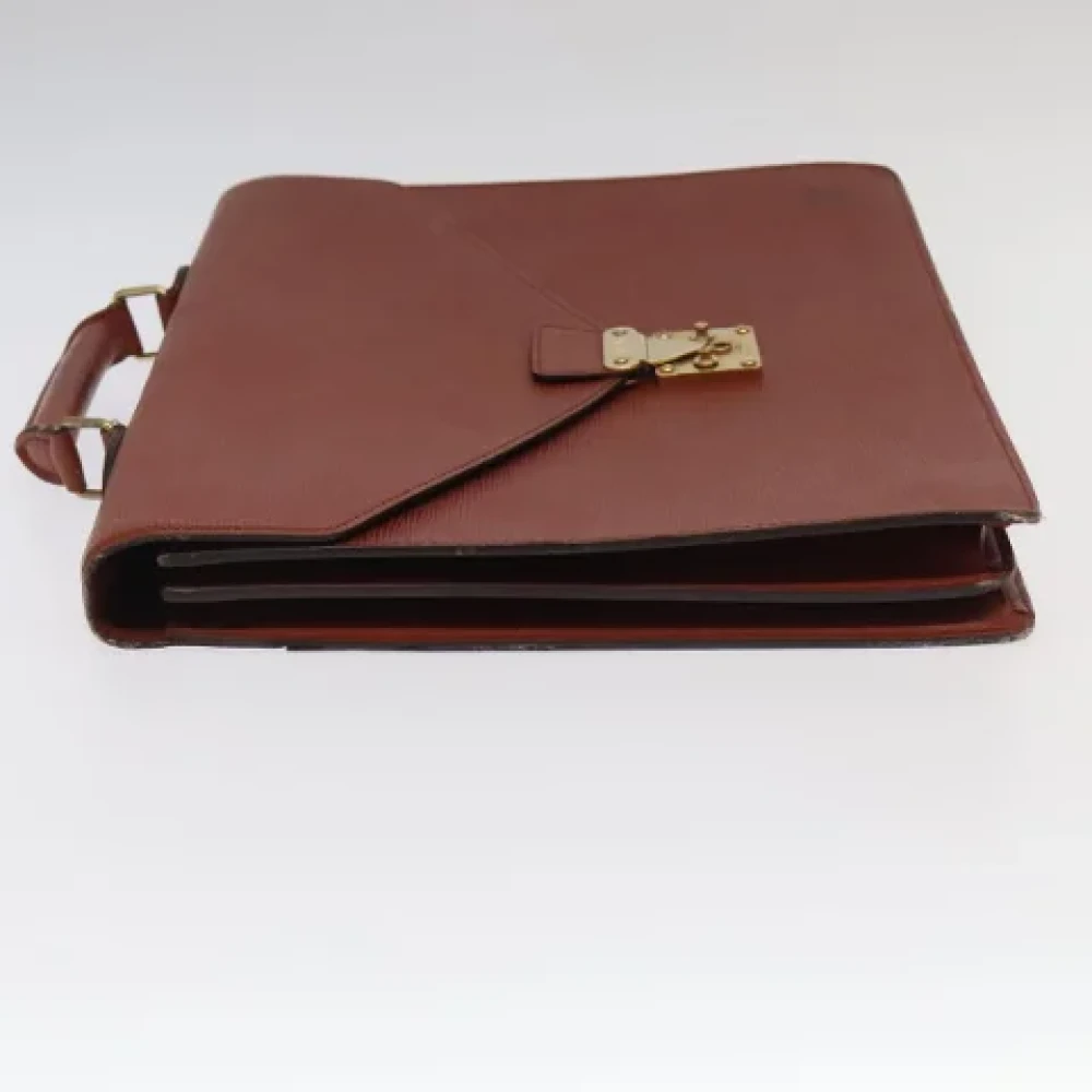 Louis Vuitton Vintage Pre-owned Leather louis-vuitton-bags Brown Dames