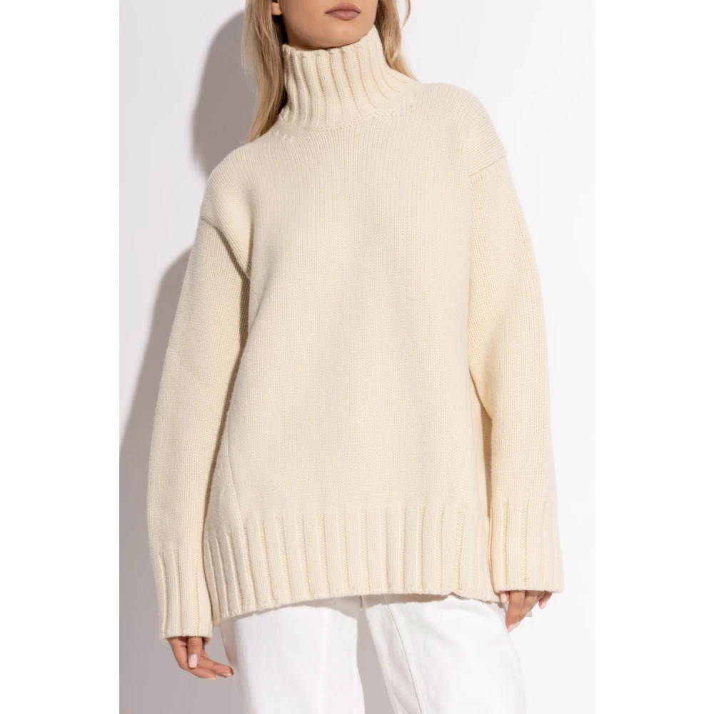 Jil Sander Oversized coltrui Beige Dames