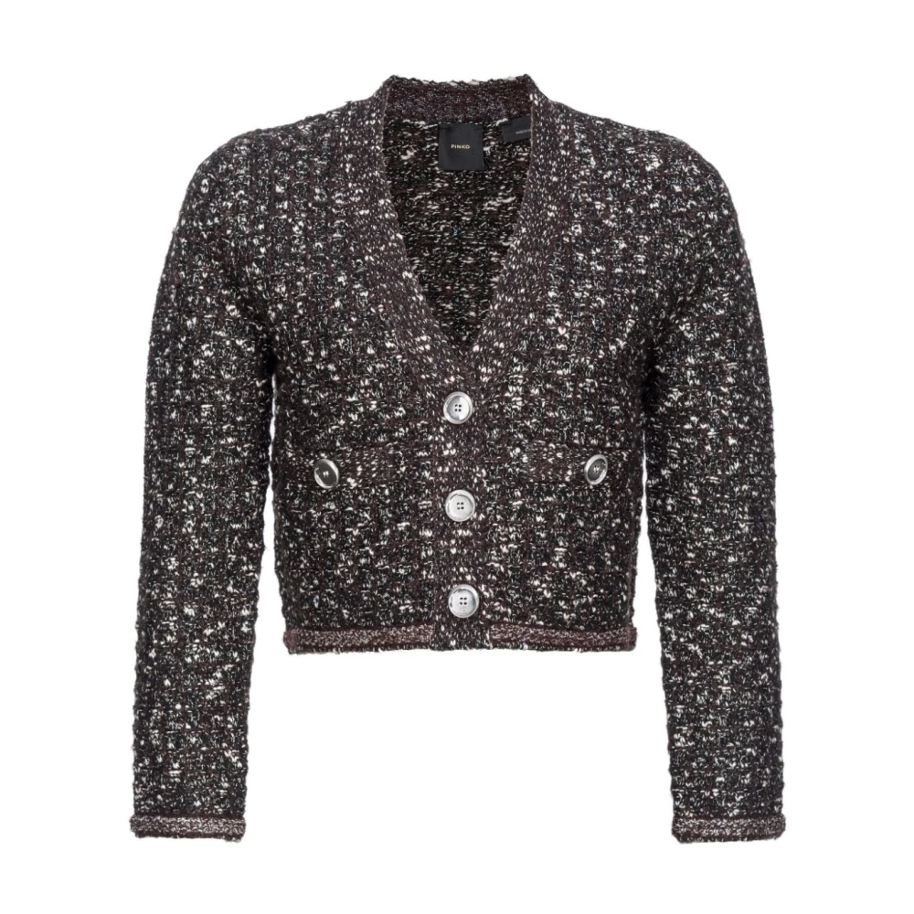 Pinko Stijlvolle Cardigans voor Trendy Garderobe Black Dames