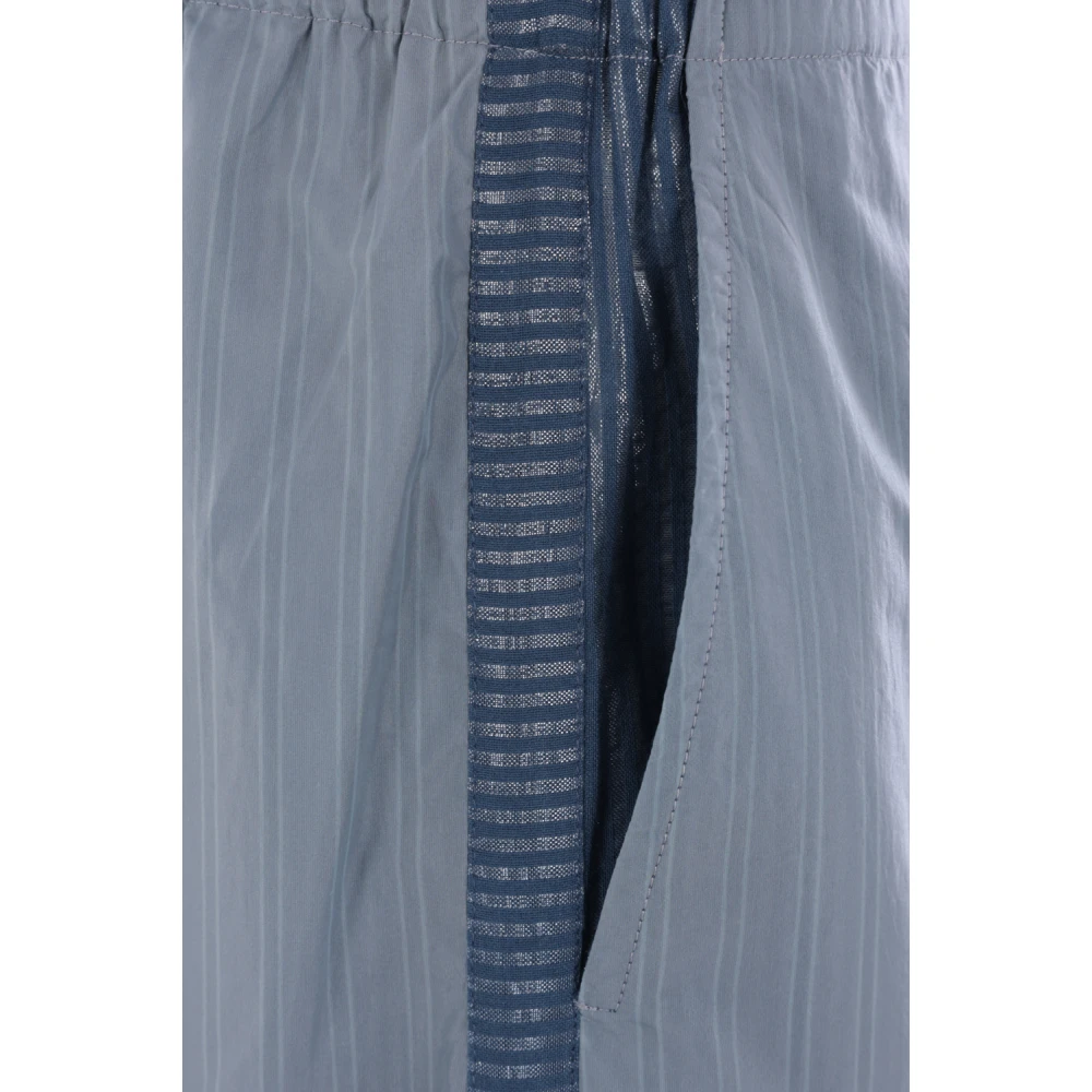 Craig Green Dubbele laag katoen nylon broek Blue Heren