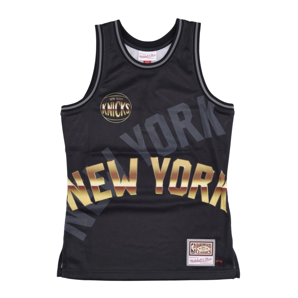 Mitchell & Ness NY Knicks Tank Top Hardwood Classics Black Heren