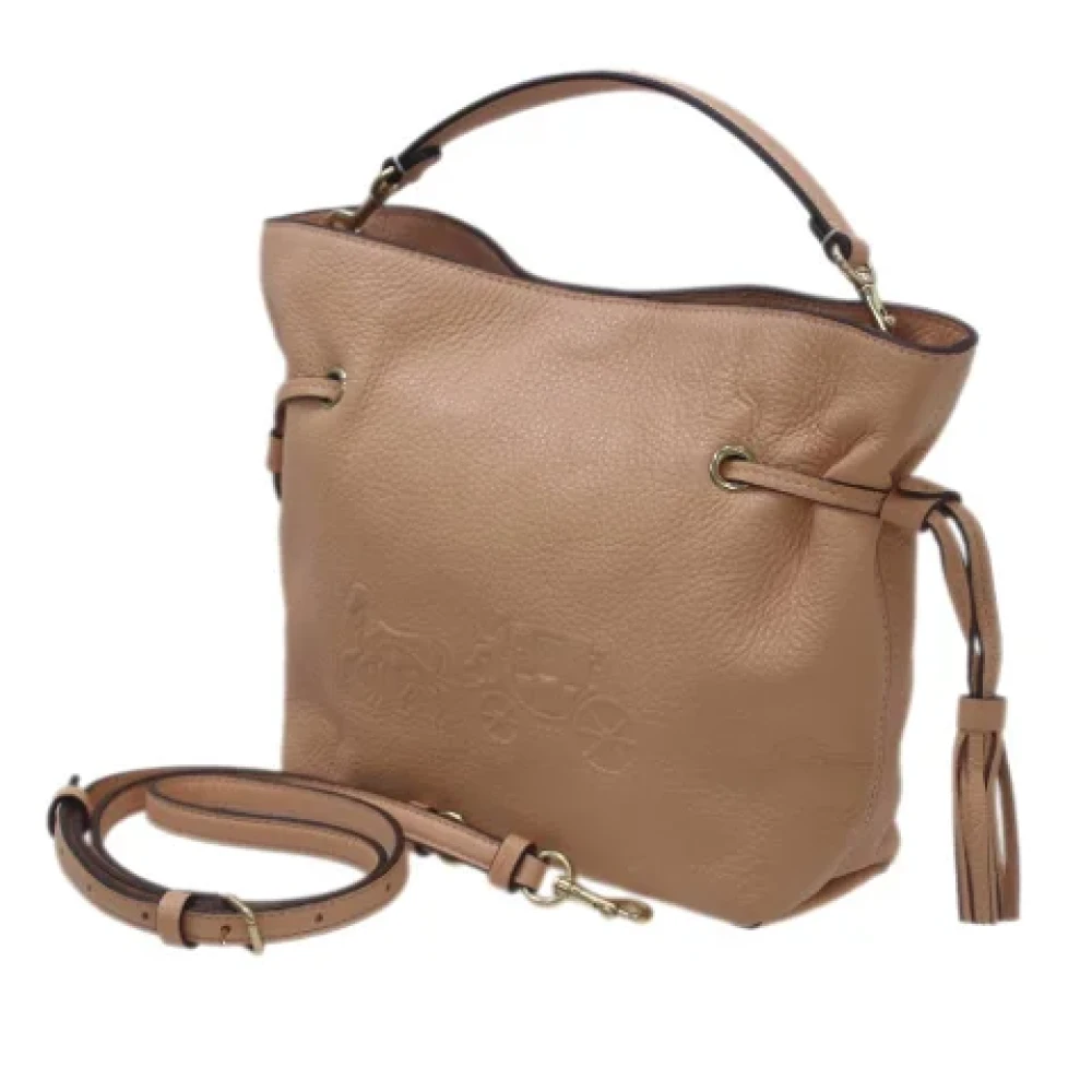 Coach Pre-owned Fabric handbags Orange Dames