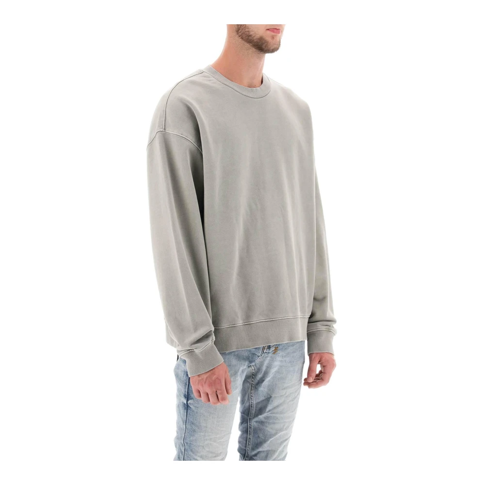 Ksubi 4X4 Biggie Sweatshirt met Cross Dollar Borduursel Gray Heren