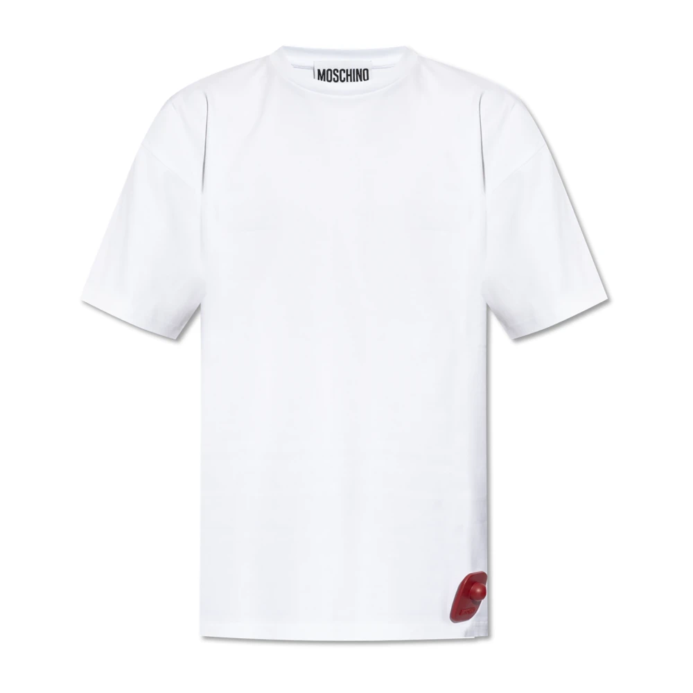 Moschino Oversize T-shirt White, Herr