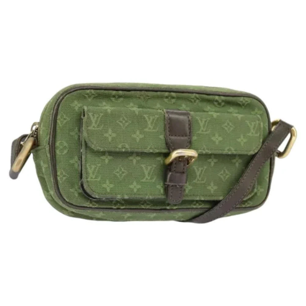 Louis Vuitton Vintage Pre-owned Canvas shoulder-bags Green Dames