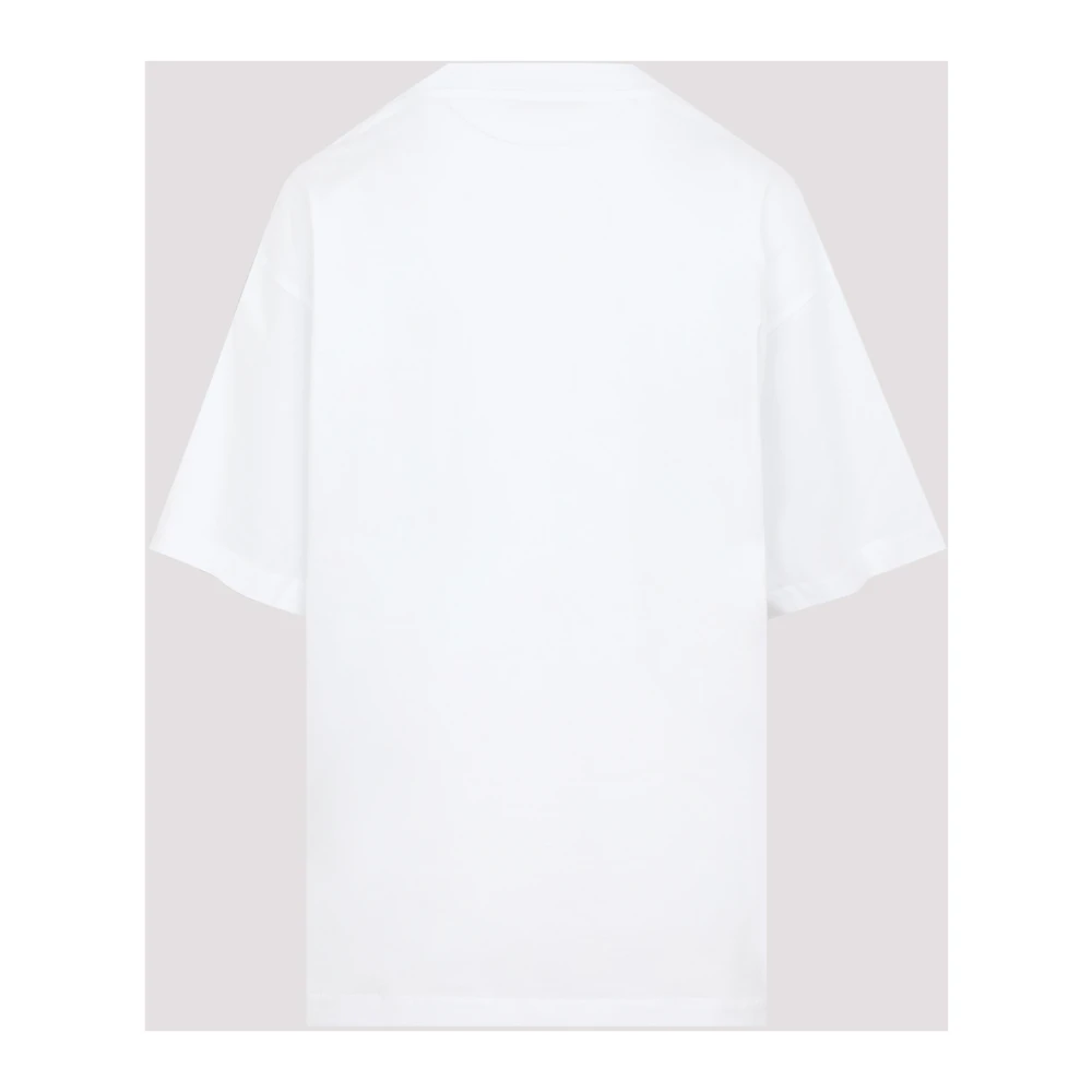 Marni Wit Logo T-shirt Casual Stijl White Dames