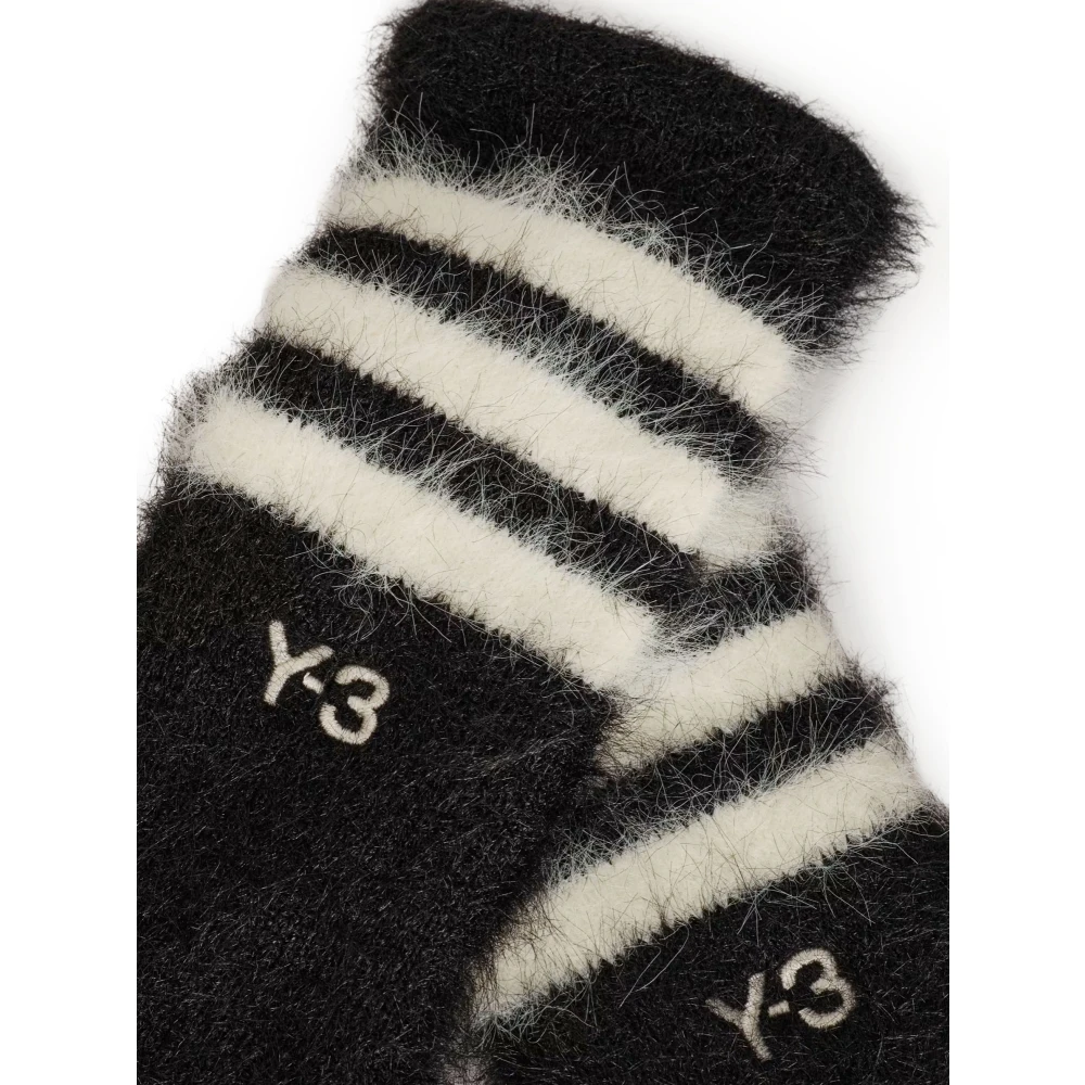 Y-3 3-Stripes Gloves - Woman Gloves Black M - Immagine 4
