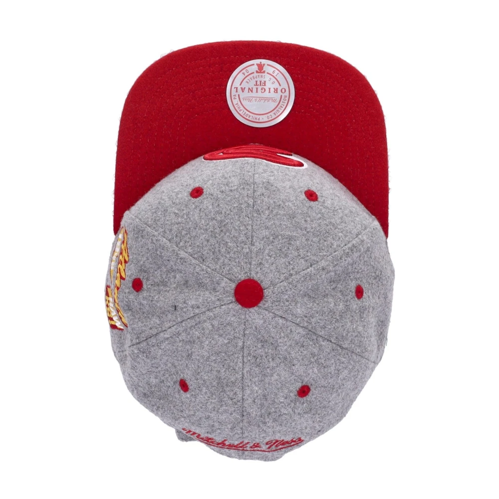 Mitchell & Ness Atlanta Hawks Snapback Pet Grijs Gray Heren