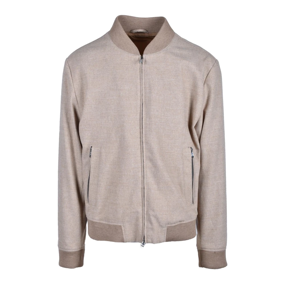 Hugo Boss Stijlvolle wollen blend jas Beige Heren