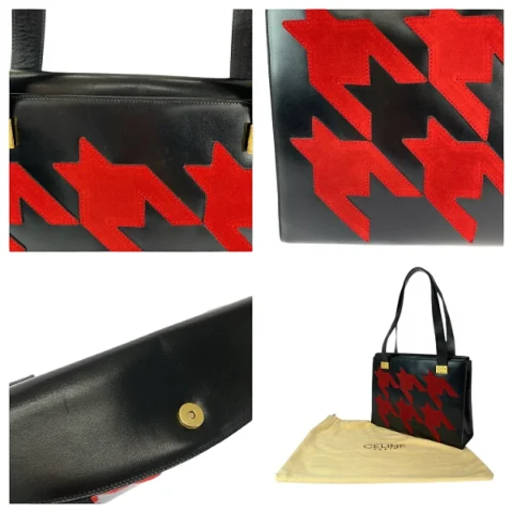 Celine Vintage Pre-owned Leather totes Black Dames