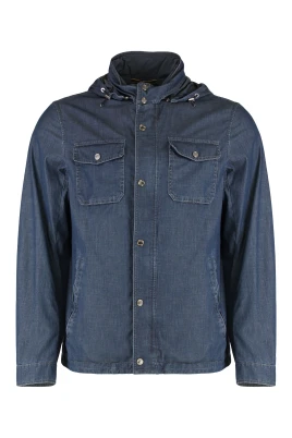Stilig Denimjacka med Dragsko