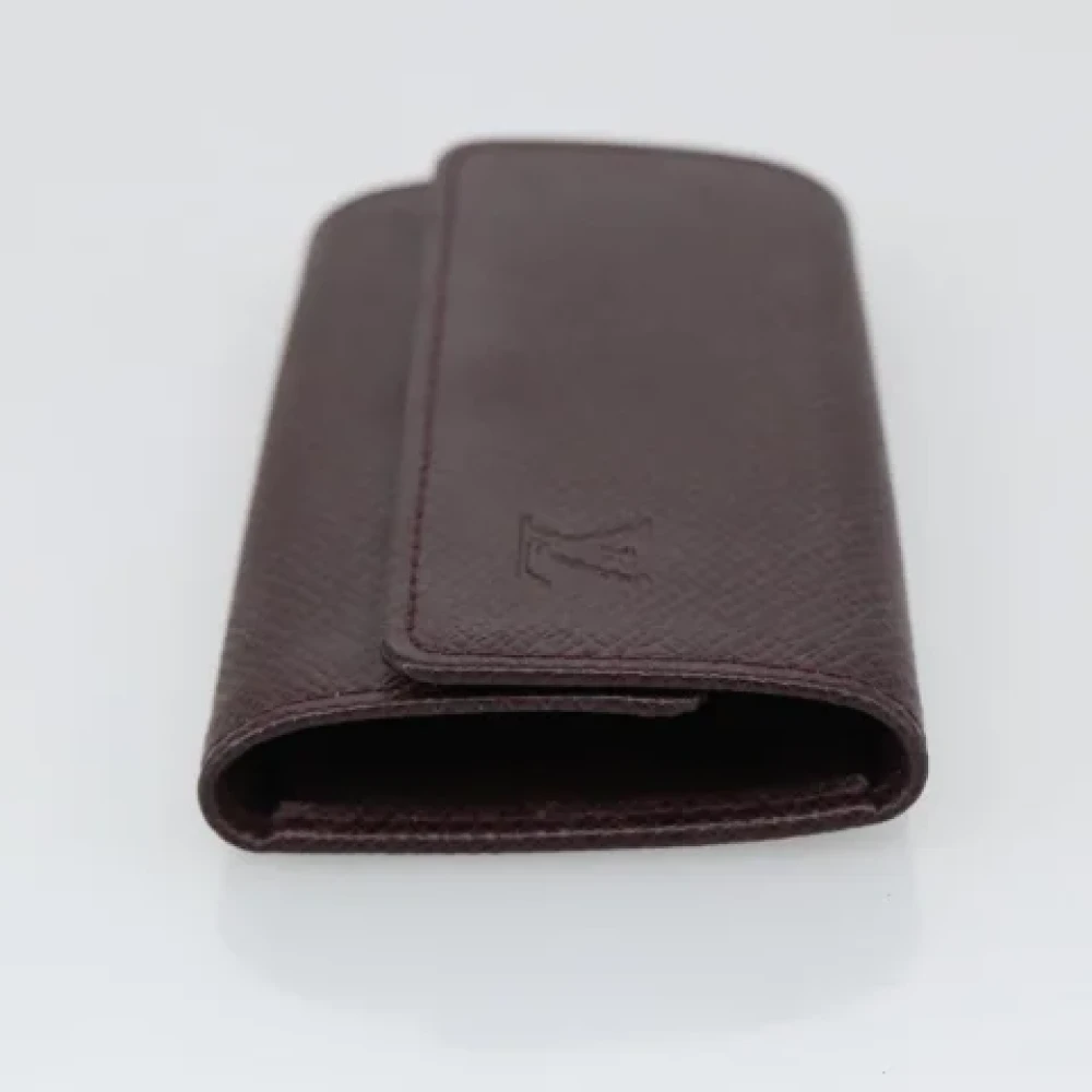 Louis Vuitton Vintage Pre-owned Leather key-holders Brown Dames