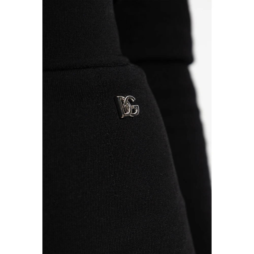 Dolce & Gabbana Rok met logo Black Dames