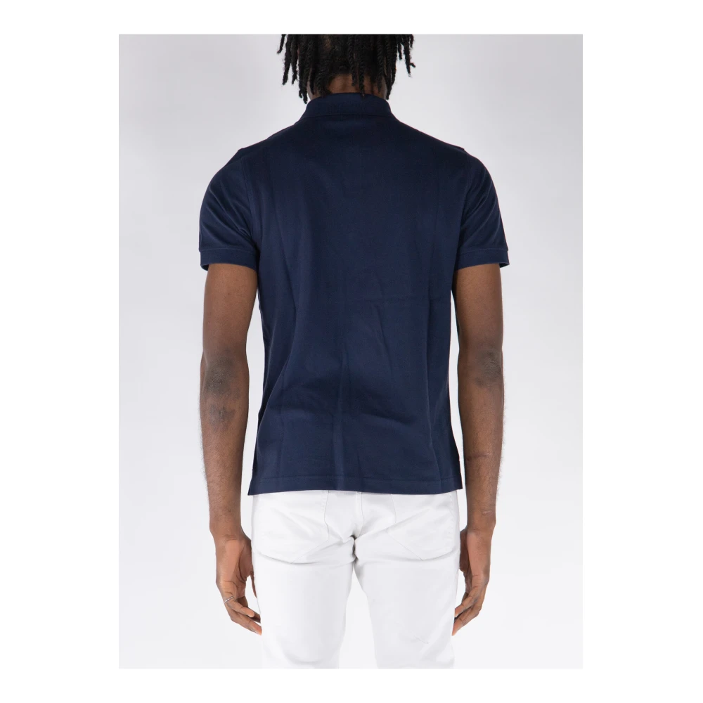 Fay Klassieke Polo Shirt Blue Heren