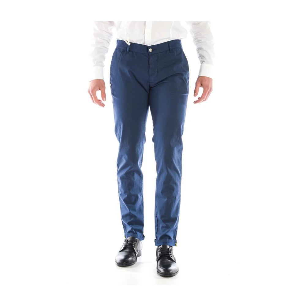 Daniele Alessandrini Blue Chinos, Male, W32, Jeans Trouser
