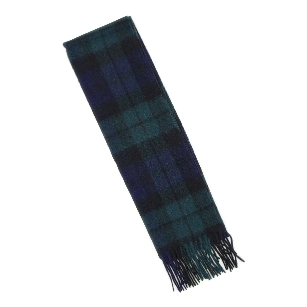 Barbour Blue Winter Scarves, Male, One Size, Scarfs