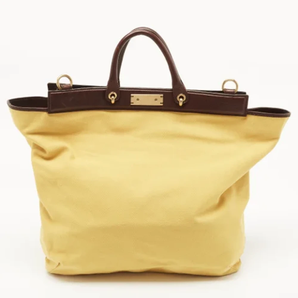Marc Jacobs Pre-owned Canvas totes Yellow Dames
