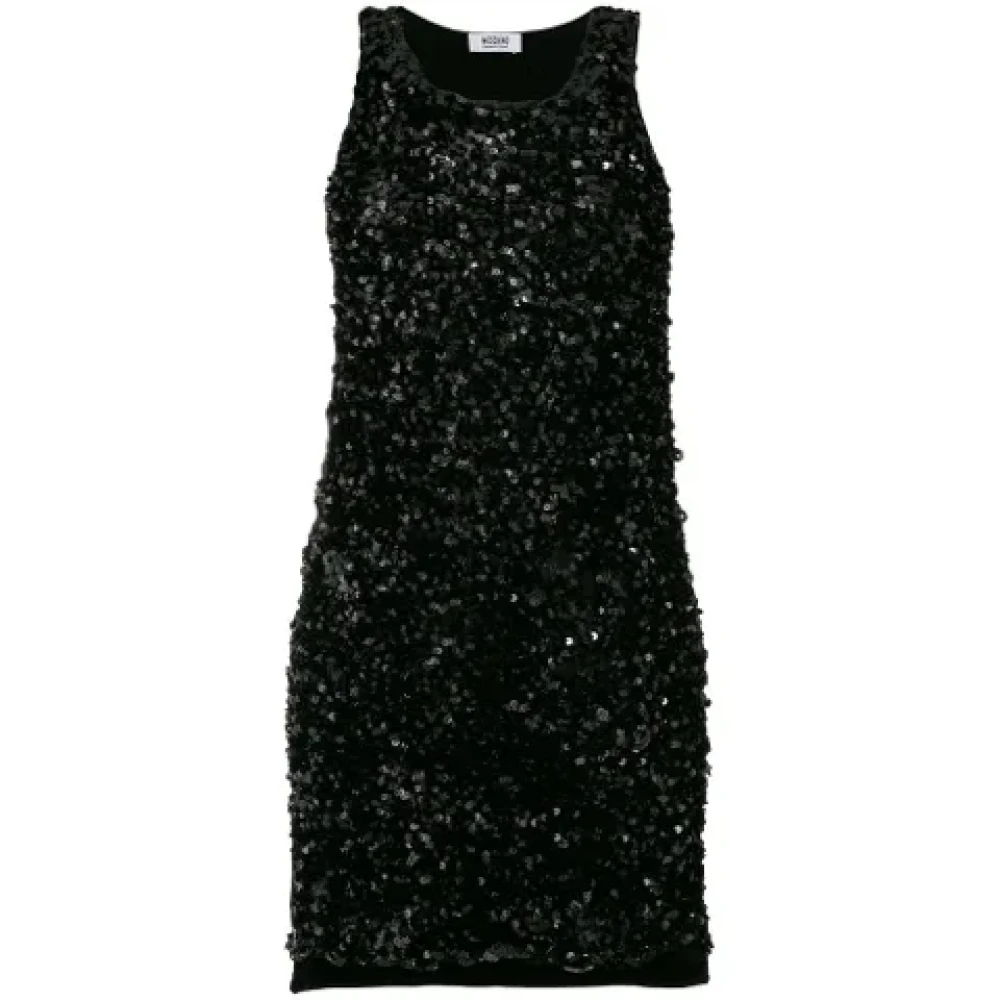 Moschino Pre-Owned Pre-owned Wool dresses Black Dames