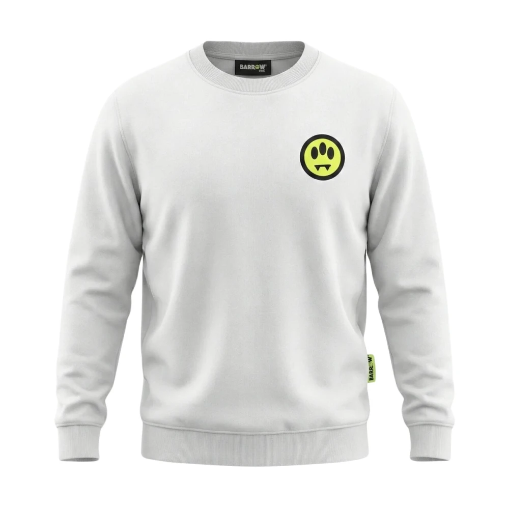 Barrow Boys White Kids Sweatshirts, 14 Y, Basic Crewneck