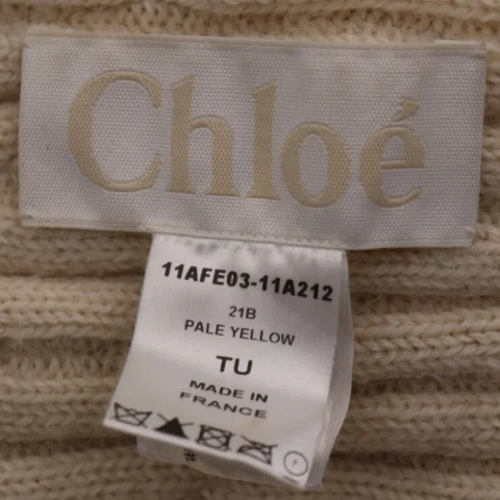 Chloé Pre-owned Fur scarves White Dames