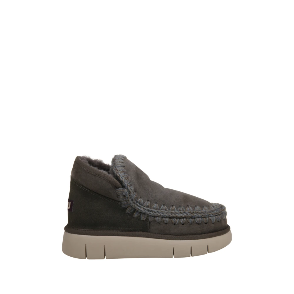 Mou Black Olive Bounce Eskimo Boot - Female - Winter Boots - Green - 4 Uk - Shoes