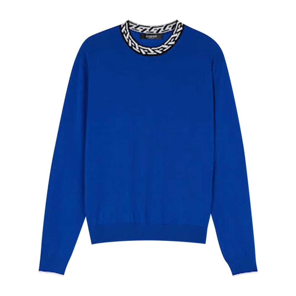 Versace Stijlvolle Sweaters Blue Heren