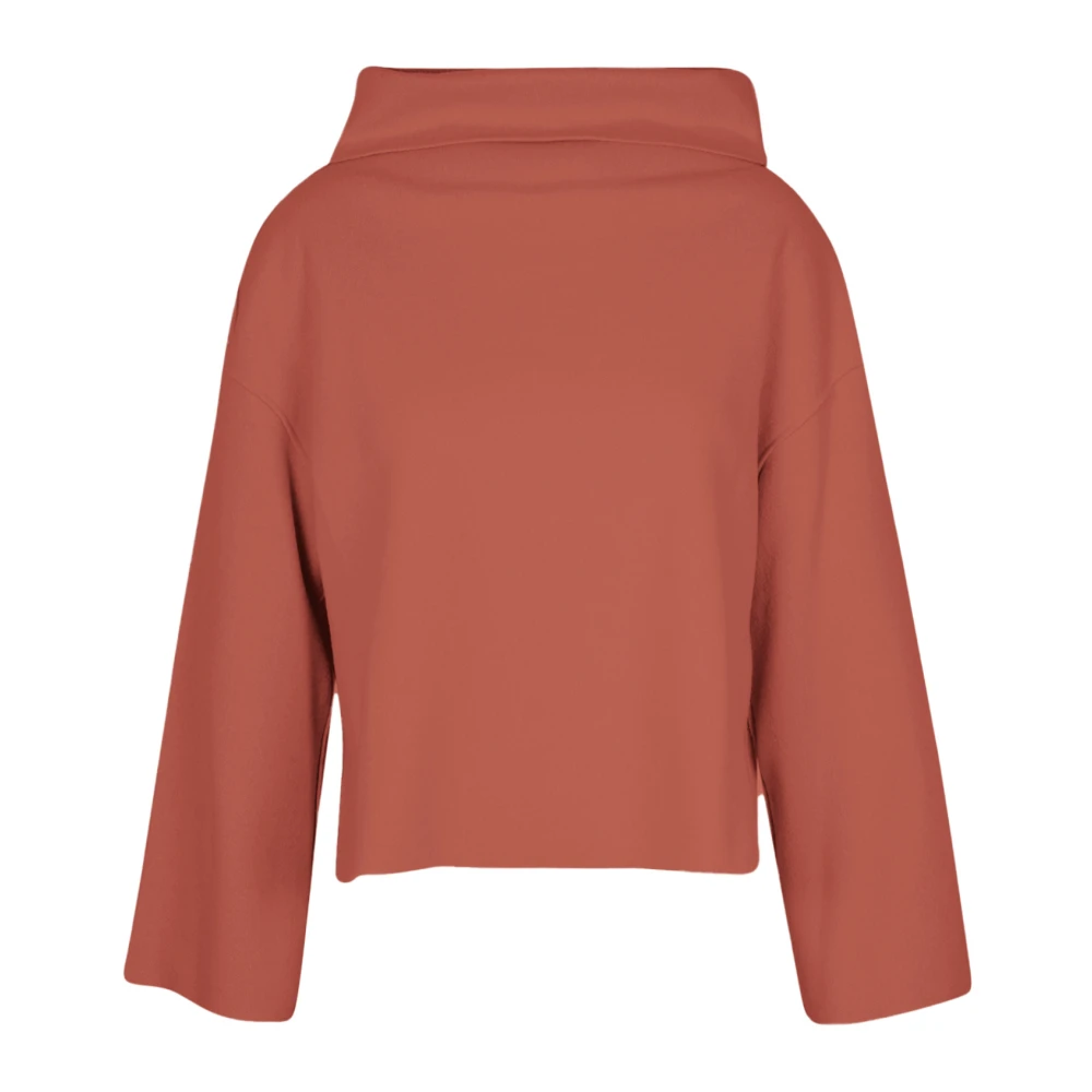 NIU Stijlvolle Maglia c Shirt Brown Dames